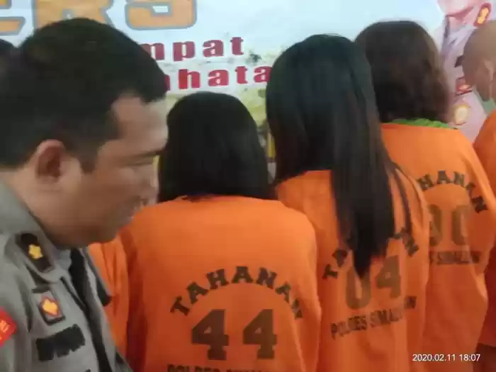 Puluhan Pemain Judi Samkwang Di Parapat di Tangkap Polisi