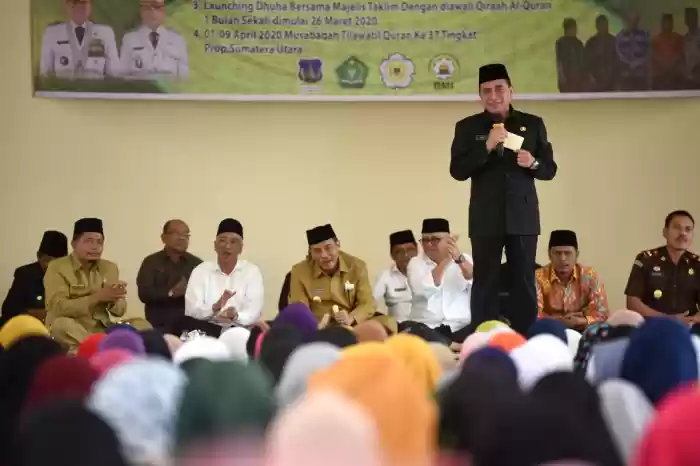 Edy Rahmayadi Apresiasi  Study Camp Qurani Kota Tebingtinggi