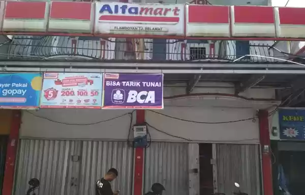 Maling Gasak Alfamart Flamboyan Raya 