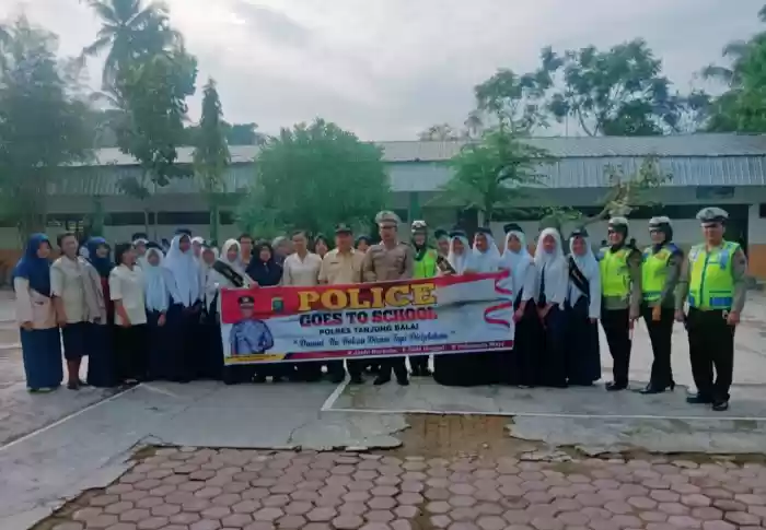 Police Go To School di 13 Sekolah Se Kota Tanjung Balai