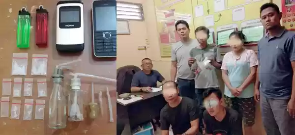 Digrebek Polisi, Pengedar dan Pemakai Gagal Pesta Sabu di Desa Sei Buluh