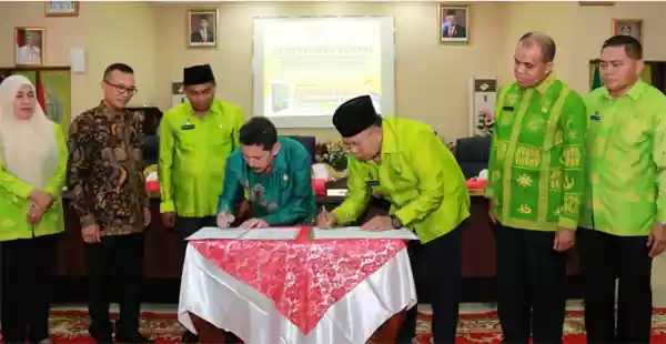 Pemkab Sergai Tandatangani MoU dengan Kejari Sergai