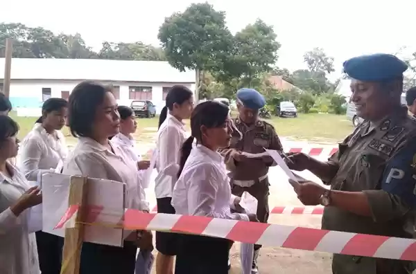Hari Pertama, 11 Orang Peserta Tak Hadiri Ujian CPNS di Pemkab Tobasa