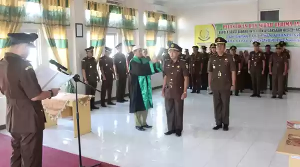 Jabatan Kasi Intelijen Kejari Aceh Tamiang Diserah Terimakan 