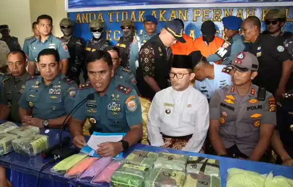 Sergap Kapal Penyelundup Narkoba di Riau, TNI AL Sita 11 Kg Sabu dan 63 Ribu Butir Ekstasi