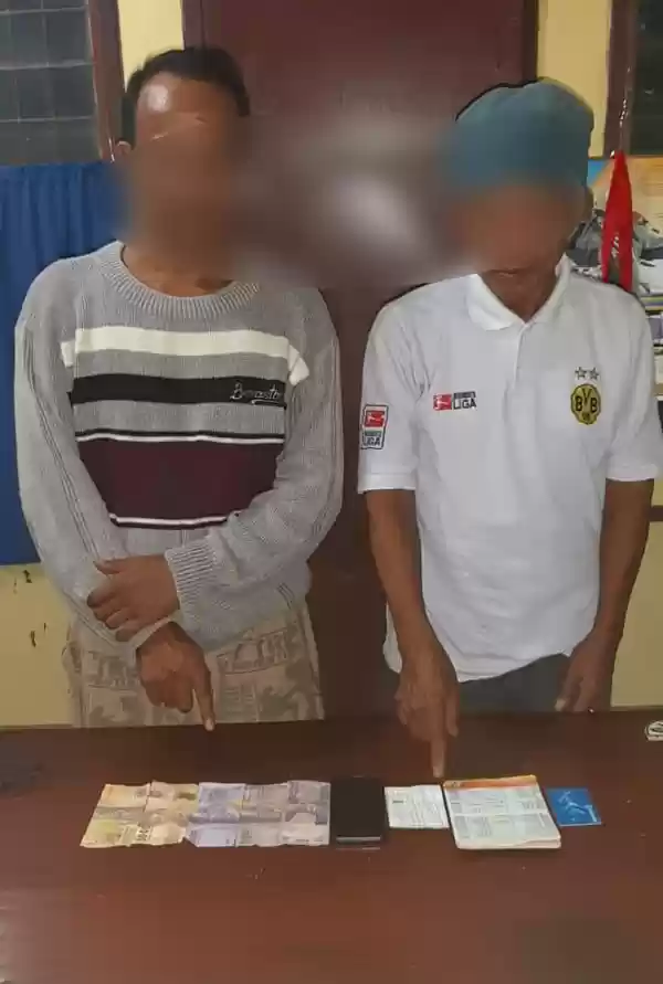 Dua Pelaku Judi Online Dibekuk Satreskrim Polsek Serbelawan