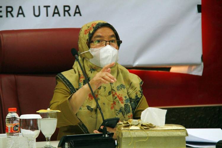 Sekdaprov Sumut Sabrina Mengikuti  Kick Off Meeting Tahunan PPAS