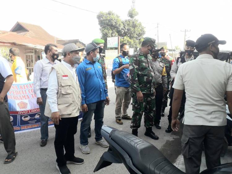 Katar Padang Hulu Peduli Covid 19  Muspika Kasih Peringatan Keras Terhadap Pedangang