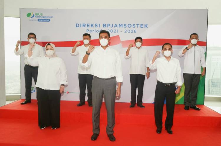 Jajaran Direksi BP Jamsostek "Optimis Perlindungan Jamsos Menyeluruh Sudah Di Depan Mata"