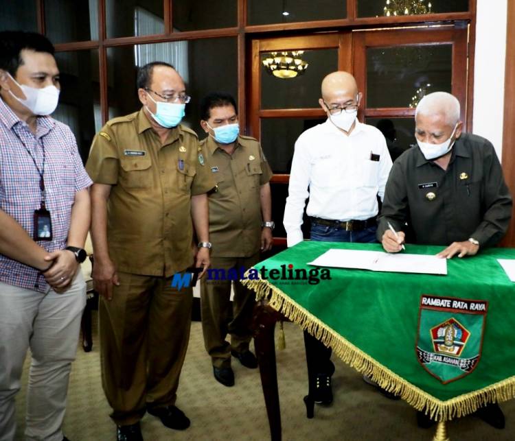 Bupati Asahan Tanda Tangani Persetujuan Dokumen RTD PT Inalum