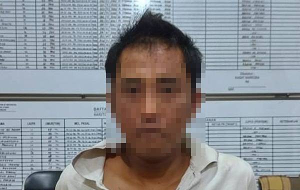 Nyabu Dalam Gedung Sekolah,  Pengangguran Ini Diciduk Polisi