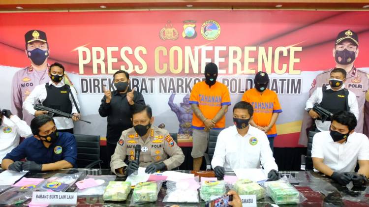 Peredaran Narkoba Seberat 6 Kilo Dibongkar Ditresnarkoba Polda Jatim