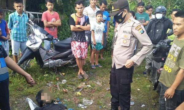 Diduga Korban Kecelakaan, Jasad Pria Ini Ditemukan di Aliran Sungai Panei Bersama Sepeda Motor