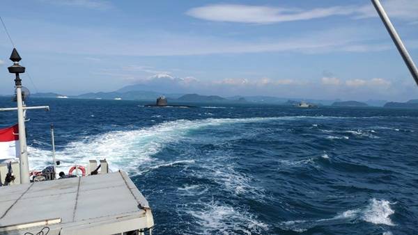 Tiga KRI Gelar Latihan Bersama dengan Kapal Perang Prancis