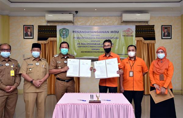 Pemko PSP MoU dengan PT Pos Indonesia