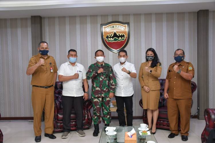 Kodam I/BB terima Audensi Panitia  Olahraga Dayung Nasional