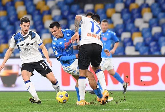 Napoli dipaksa Atlanta Mengakhiri Laga Tanpa Gol