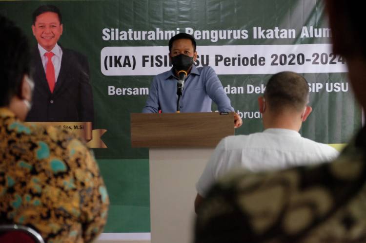 IKA FISIP USU Siap Dukung Program Rektor