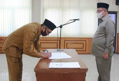 Kadis Infokom Sumut Lantik Sejumlah Pejabat Sebagai Kepala Kasi