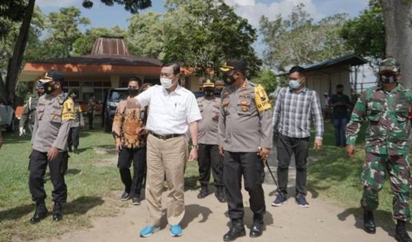 Menko Marves Tinjau Proyek Tol di Dolok Merawan
