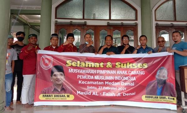 Abdullah Sani Pimpin Pemuda Muslimin Indonesia Kecamatan Medan Denai
