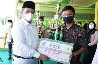 Wabpu Asahan Menutup Seni Nasyid Tingkat Kabupaten di Tutup