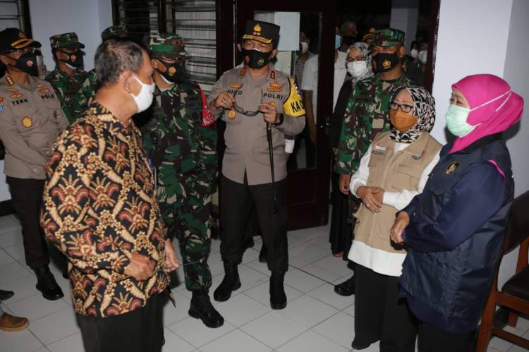 Forkopimda Jatim Kunjungi Posko Satgas Covid-19 di Desa Candimulyo Kabupaten Jombang