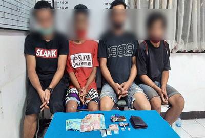 Satnarkoba Polresta Kota Siantar, Tangkap 4 Pengedar dan Pecandu Narkoba