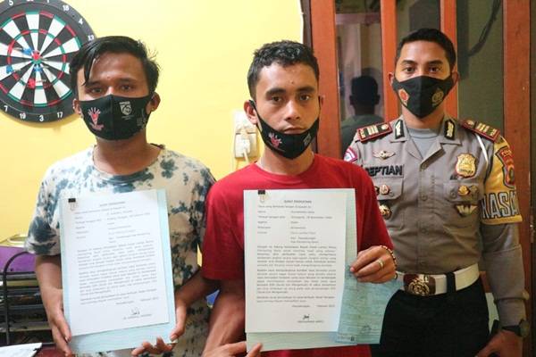 Ugal-ugalan Demi Konten Medsos , 2 Sopir Angkot di Madina Diciduk Polisi