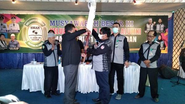 Johny Marpaung Pimpin KB Iluni SMAN 11 Medan, Ini Cita-citanya