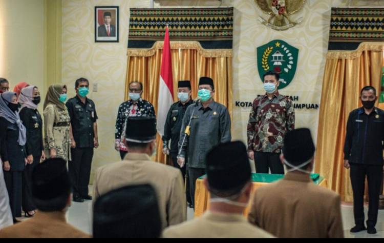 Walikota PSP Lantik 60 Orang ASN Eselon III