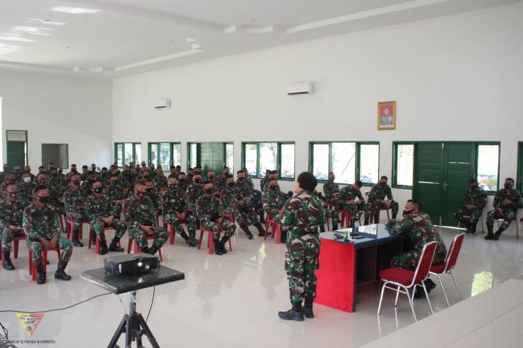 Bina Mental Ideologi dan Kejuangan, Prajurit Yonkav 6/NK Terima Sosialisasi Dari Bintaldam I/BB