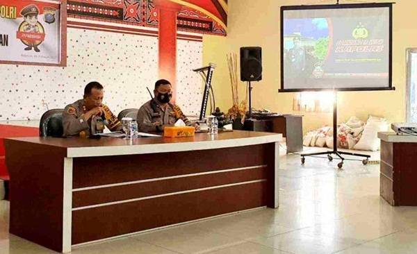 Kapolres Pelabuhan Belawan dan Jajaran Dukung 100 Hari Kapolri