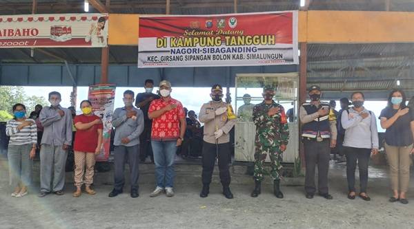 Kapolres Simalungun Tetapkan Desa Sualan Jadi Kampung Tangguh