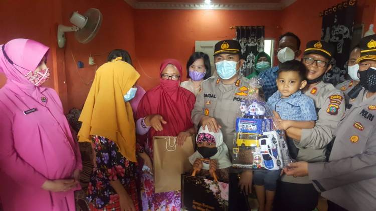 Korban Penyiksaan Ayah Tiri, Kapolres Belawan Turun Lokasi