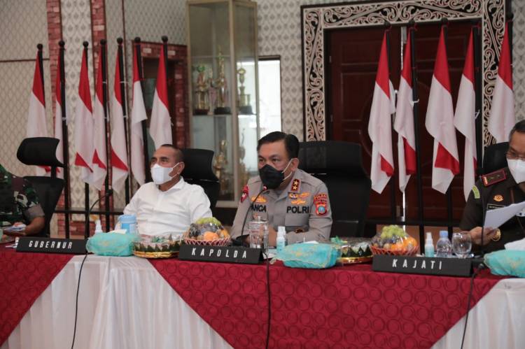 Kapolda Sumut Gelar Rapat Lintas Sektoral Bersama Forkopimda