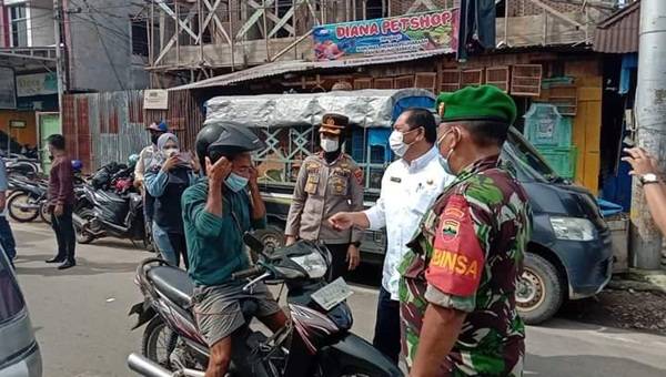 Wali Kota dan Kapolres Turun Langsung Operasi Yustisi di Padangsidimpuan