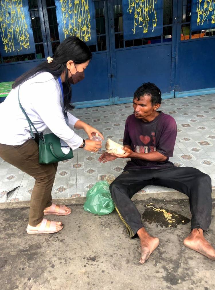 Sambut Perayaan Dies Natalis ke-60 GMKI SS, Berbagi Kasih dengan ODGJ dan Jukir