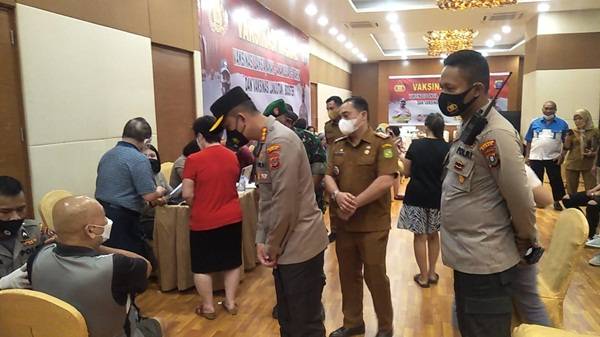 Kapolrestabes Medan: Besok Digelar Gebyar Vaksinasi 22 Ribu Dosis di Gedung Astaka