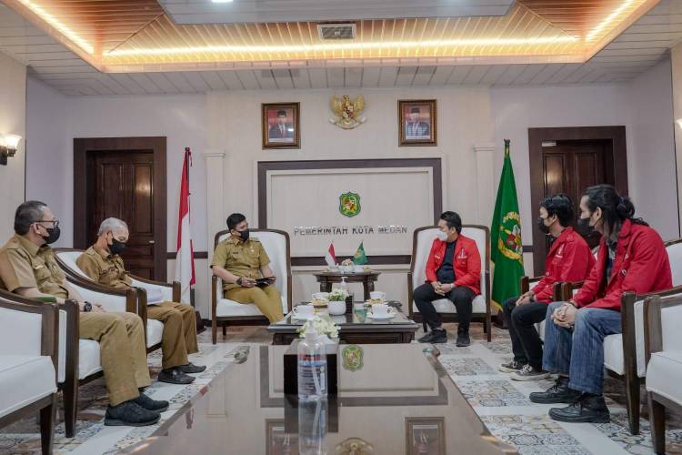 Wali Kota Medan Ajak GMNI Sumut Kolaborasi Wujudkan 5 Program Prioritas