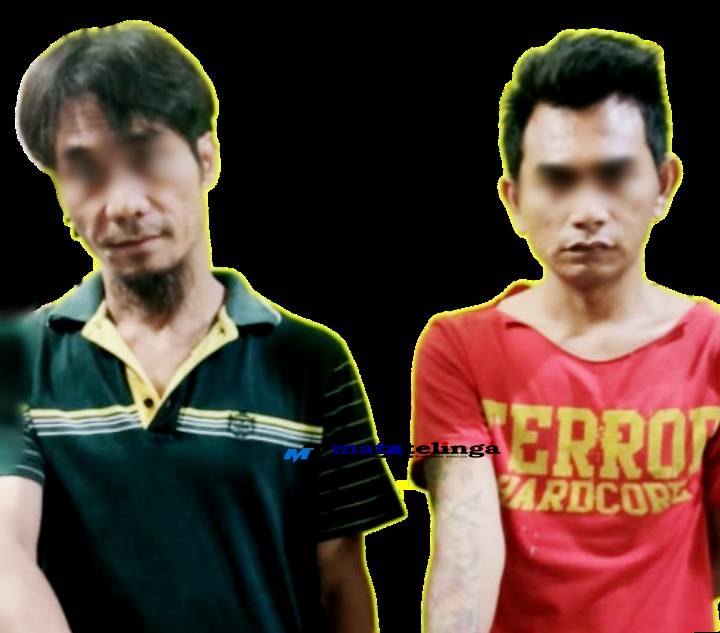 Hendak Jualan Sabhu Dua Warga Penggalang Diborgol Polisi