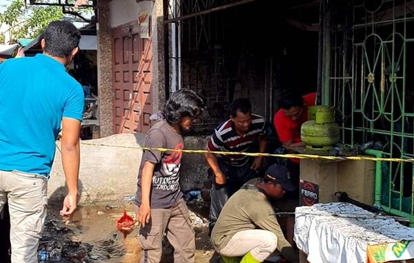 Ruko Berlantai 2 di Sunggal Terbakar, Satu Tewas