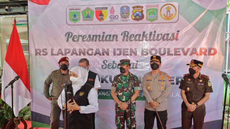 Forkopimda Jatim Cek lokasi Isoter dan RS lapangan di Malang Raya