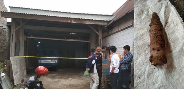 Warga Kabanjahe Temukan Mortir Peninggalan Jepang di Brastagi