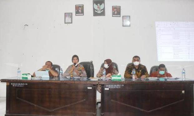 Kapolres Pimpin Rakor Evaluasi Vaksinasi Anak 6-11 Tahun