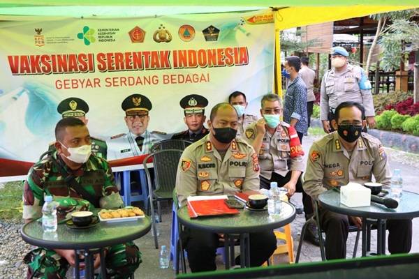 Karo Log Polda Sumut Ajak Warga Sergai Dukung Program Vaksinasi