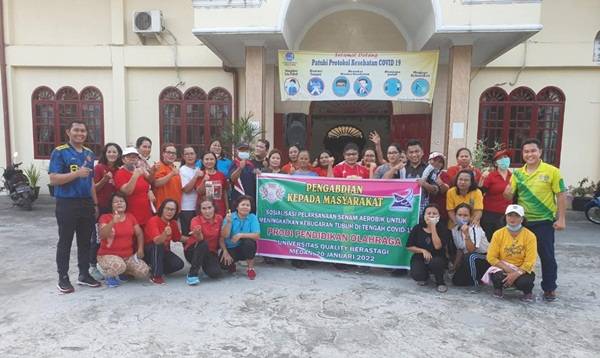 PKM Universitas Quality Berastagi Gelar Senam Aerobik