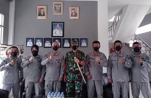 SPKKL Tual Bakamla RI Terima Kunjungan Lanal Tual