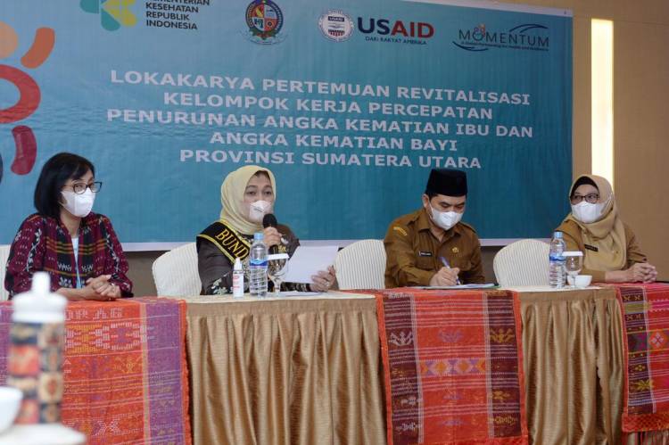 Nawal Lubis Buka Lokakarya Pokja Percepatan Penurunan Angka Kematian Ibu & Bayi Baru Lahir