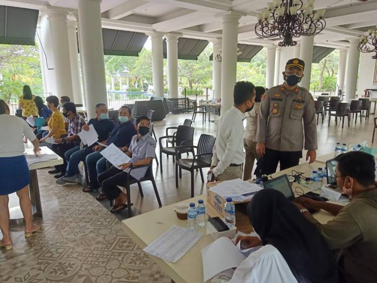 Polsek Percut Sei Tuan Gelar Gebyar Vaksinasi Satu, Dua Hingga Booster